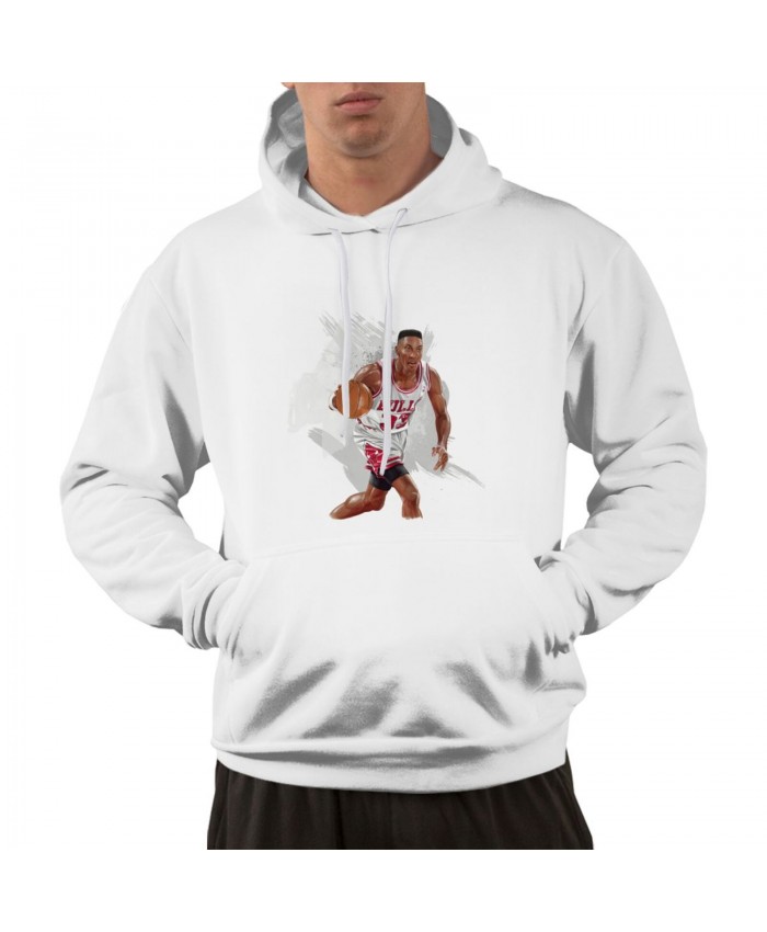 Indiana Basketball Men's hoodie Scottie Pippen White