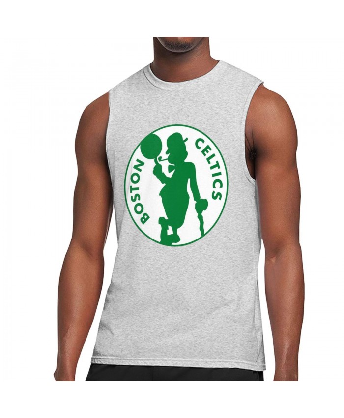 Iona Basketball Men's Sleeveless T-Shirt Boston Celtics CEL Gray