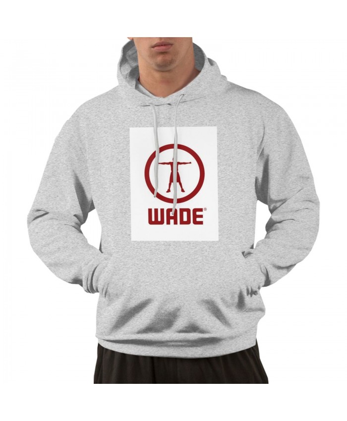 Jamal Mashburn Men's hoodie Dwyane Wade Gray