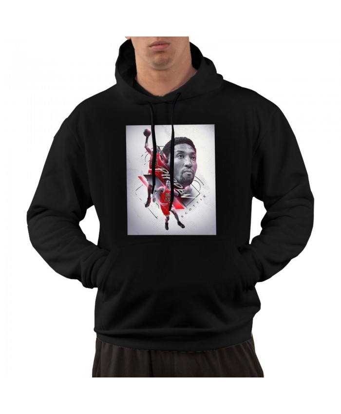 James Naismith Men's hoodie NBA Retro On Behance - Scottie Pippen Black