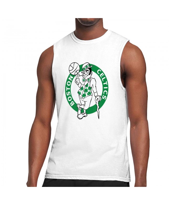 James Naismith Men's Sleeveless T-Shirt Boston Celtics CEL White
