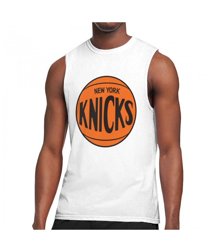 Jay Z New York Knicks Men's Sleeveless T-Shirt New York Knicks NYN 1969,1976 White