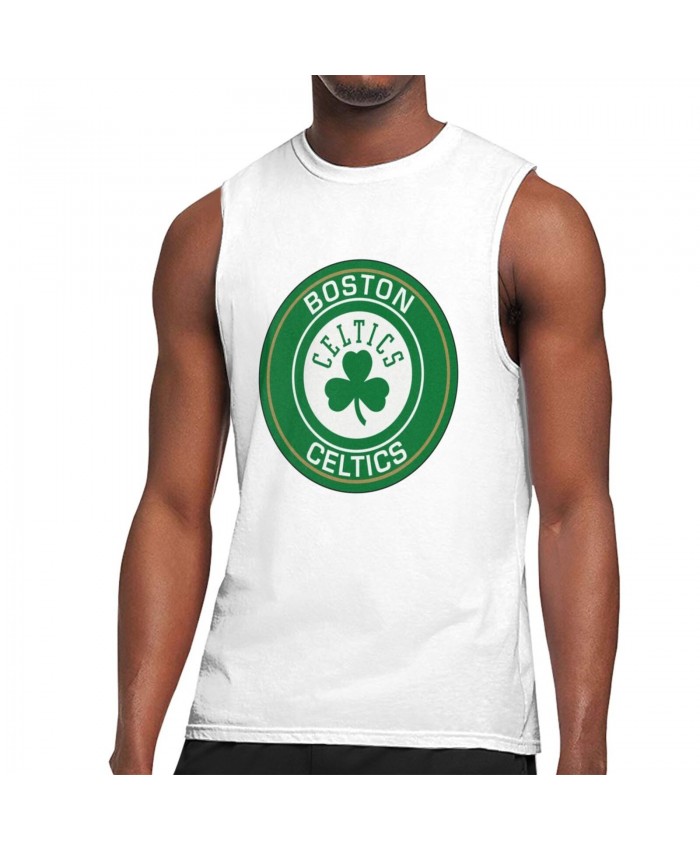 Jim Valvano Men's Sleeveless T-Shirt Boston Celtics CEL White