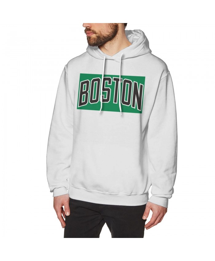 John Harrell Basketball Men's Hoodie Sweatshirt Boston Celtics CEL White