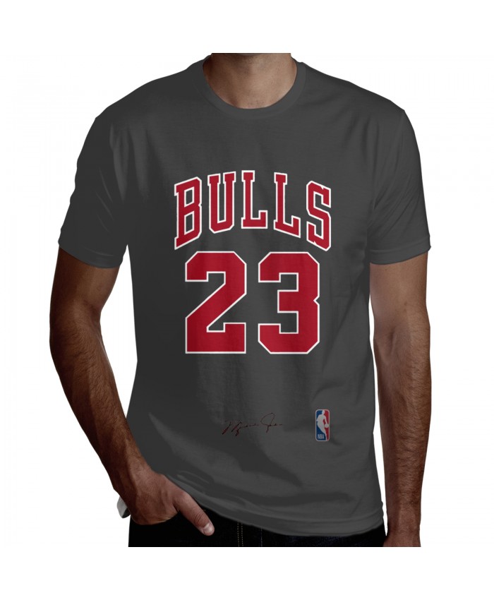 Jordan Brand Owner Men's Short Sleeve T-Shirt Bulls 23 Deep Heather