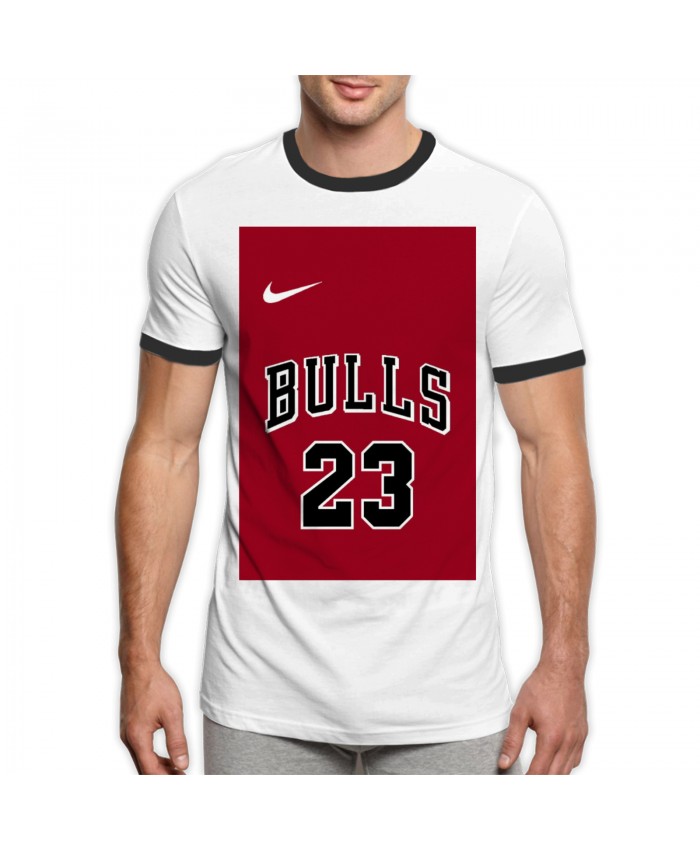 Jordan Nwora Men's Ringer T-Shirt Bulls 23 Black