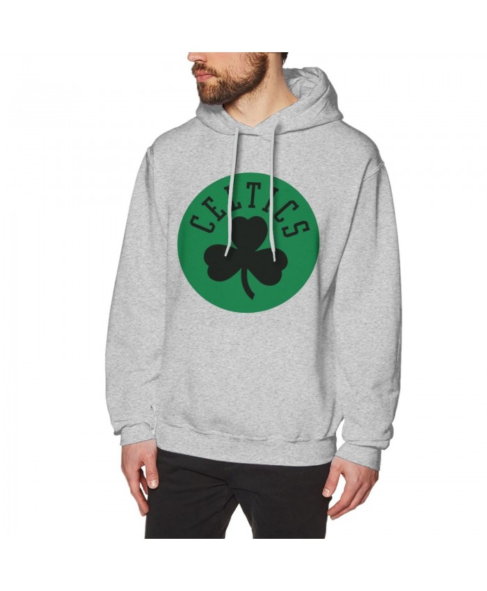 Kawhi Leonard Hands Men's Hoodie Sweatshirt Boston Celtics CEL Gray