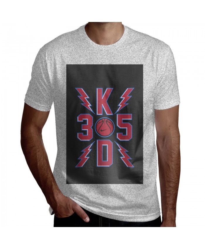 Kd Scoring Titles Men's Short Sleeve T-Shirt Kevin Durant Gray