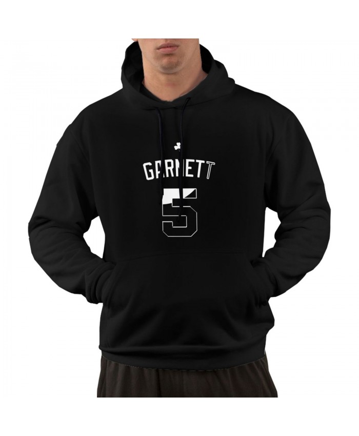 Kevin Garnett 2003 Men's hoodie Garnett Logo Black