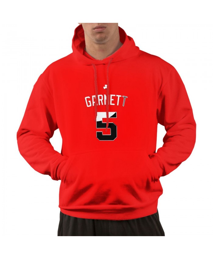Kevin Garnett Glen Davis Men's hoodie Garnett Logo Red