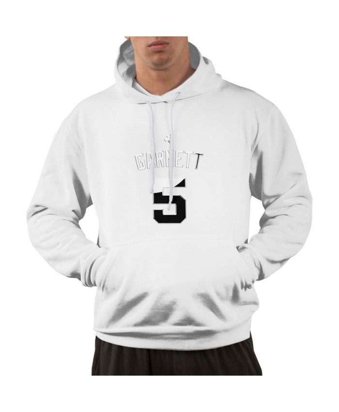Kevin Garnett Glen Davis Men's hoodie Garnett Logo White