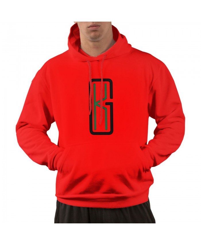 Kevin Garnett Hall Of Fame Men's hoodie Kevin Garnett Logo Red