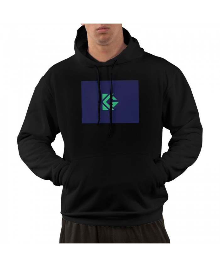 Kevin Garnett Nba 2K20 Men's hoodie Kevin Garnett Logo Black