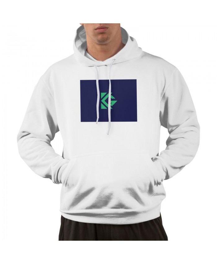Kevin Garnett Nets Men's hoodie Kevin Garnett Logo White