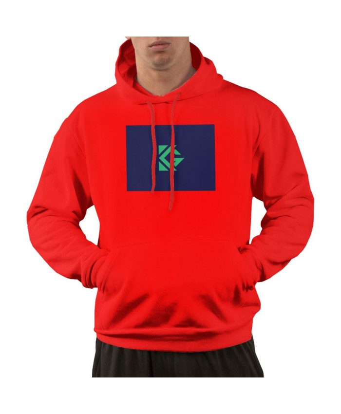 Kevin Garnett Twitter Men's hoodie Kevin Garnett Logo Red