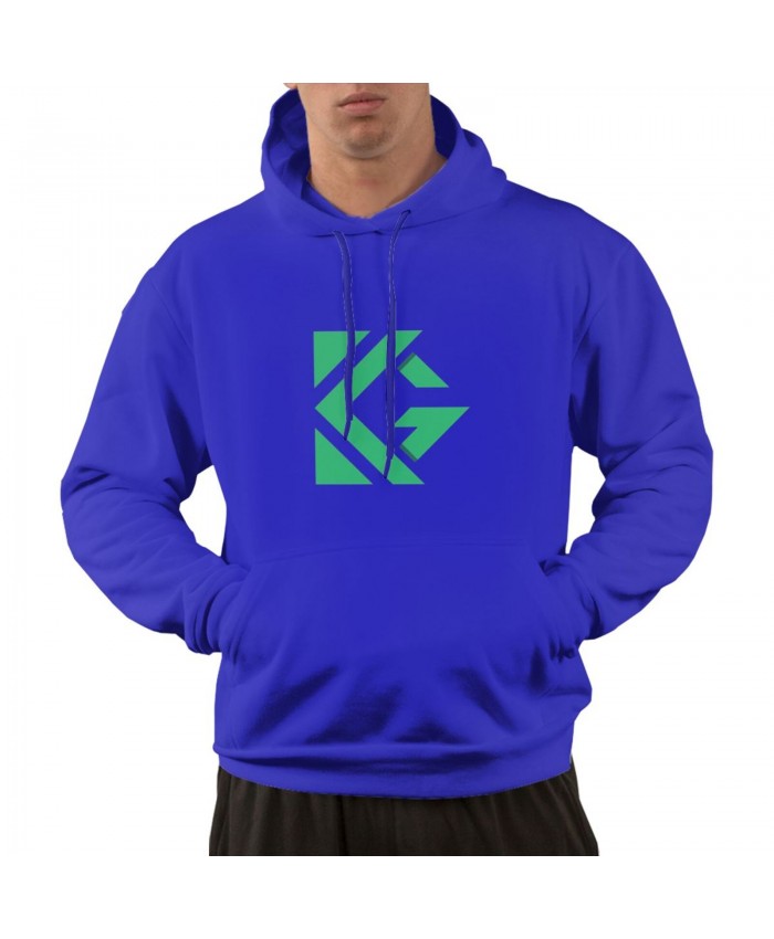 Kiyan Carmelo Anthony Men's hoodie Kevin Garnett Logo Blue