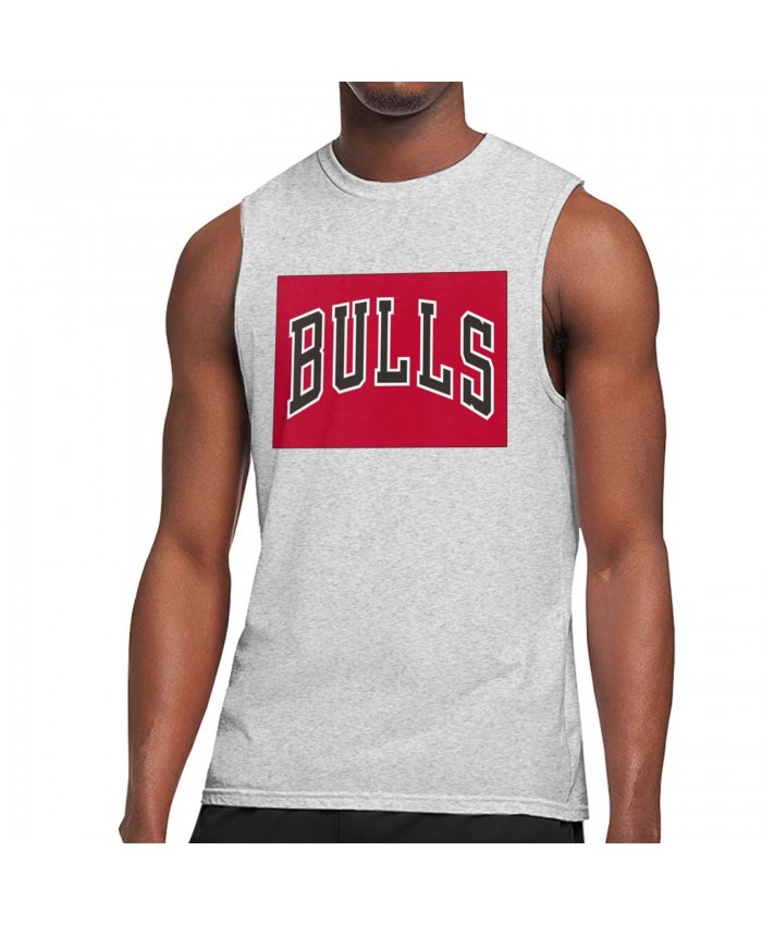Knicks Men's Sleeveless T-Shirt Chicago Bulls CHI Gray
