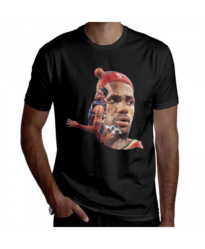 Knicks Trade Rumors Men's Short Sleeve T-Shirt Lebron James Black