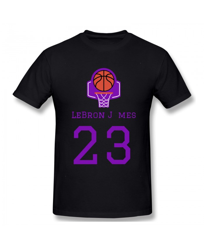 Kyrie Irving On Lebron James Men's Basic Short Sleeve T-Shirt LeBron Lakers 23 Black