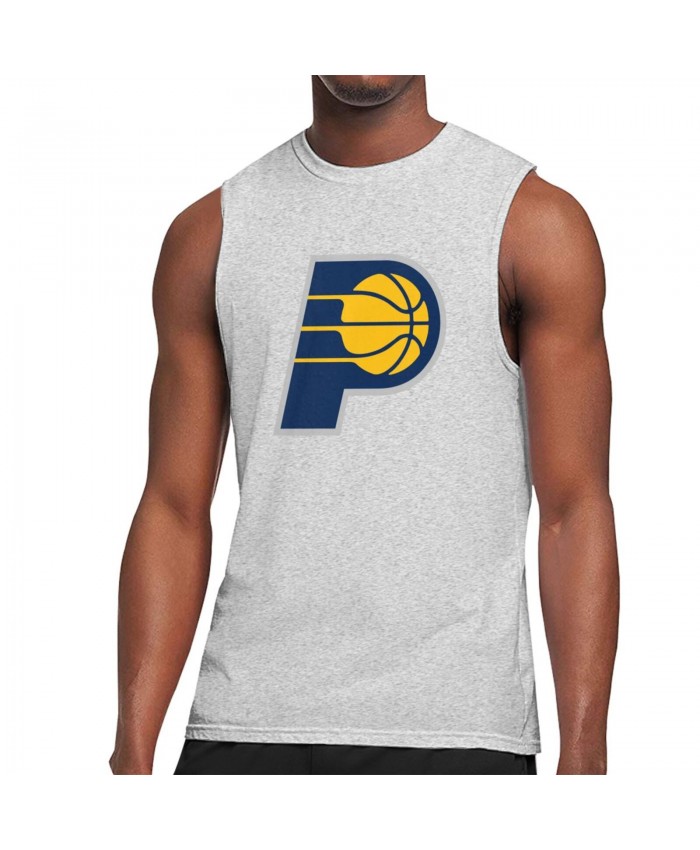 Lance Stephenson Indiana Pacers Men's Sleeveless T-Shirt Indiana Pacers 2021 Roster Gray