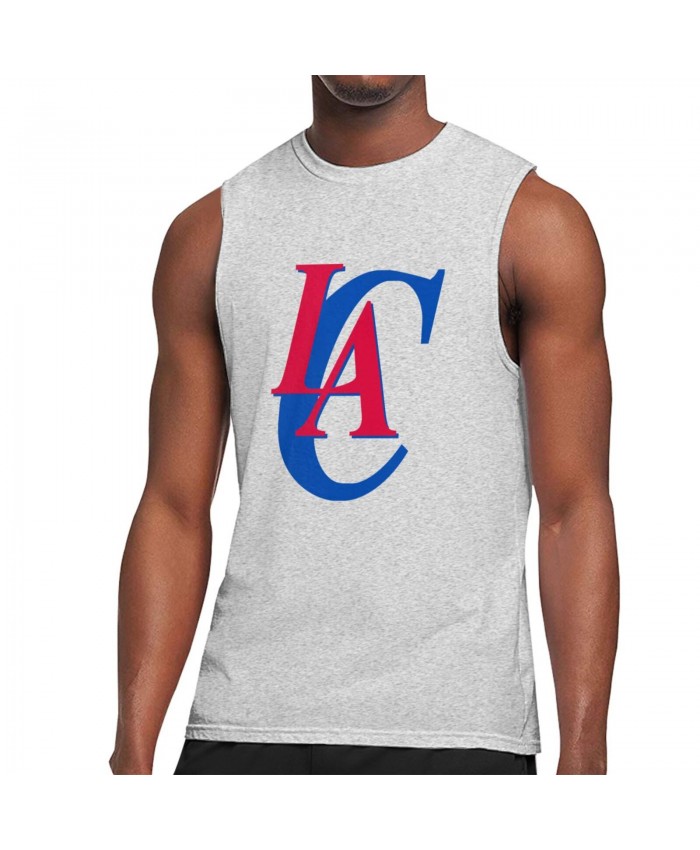 Lebron 19 Men's Sleeveless T-Shirt Los Angeles Clippers LAC Gray