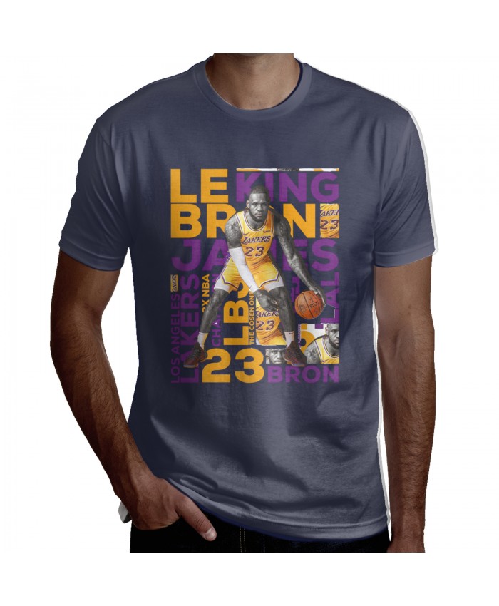 Lebron James Irish Men's Short Sleeve T-Shirt NBA Artwork Lebron James On Behance Navy