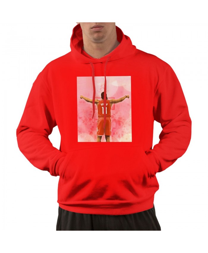 Lebron James Rdcworld1 Men's hoodie James Harden Red
