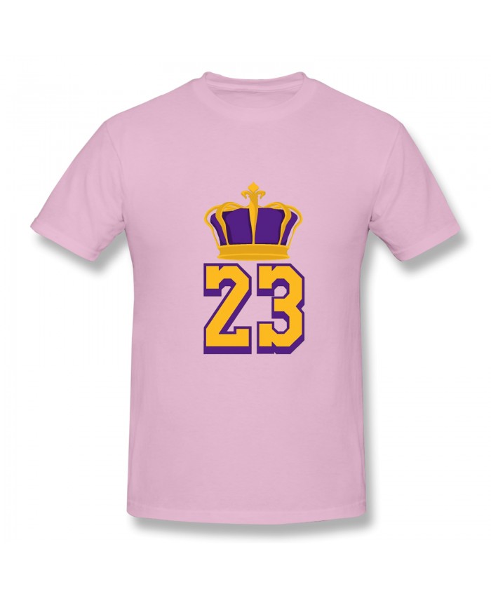 Lebron James Snl Men's Basic Short Sleeve T-Shirt King Lebron James 23 Pink
