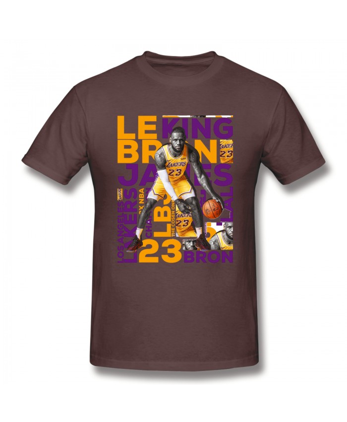Lebron Tom Brady Men's Basic Short Sleeve T-Shirt NBA Artwork Lebron James On Behance Coffee