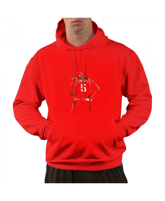 Louisville Basketball Men's hoodie Kevin Garnett Red