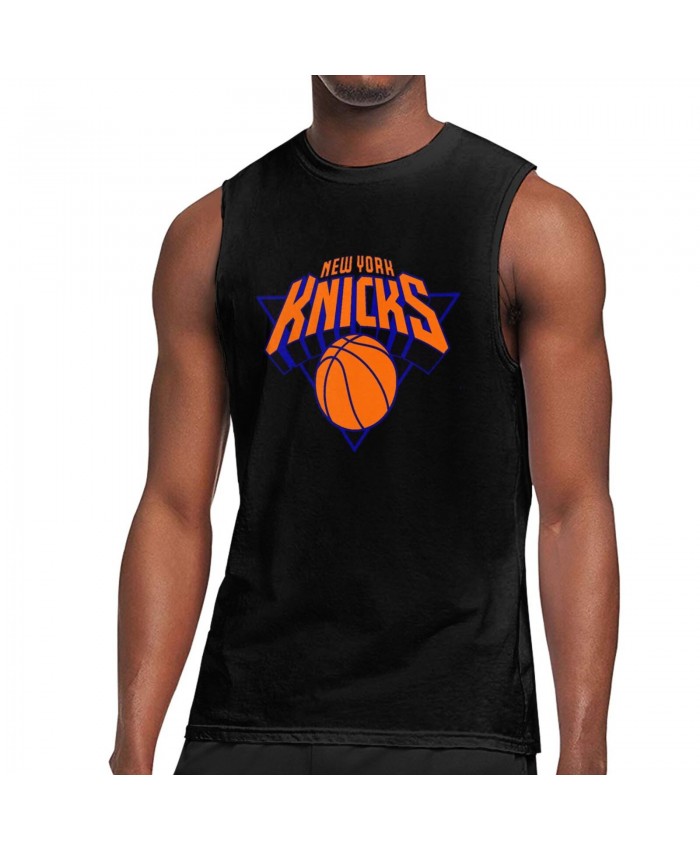 Mase New York Knicks Men's Sleeveless T-Shirt New York Knicks NYN Black