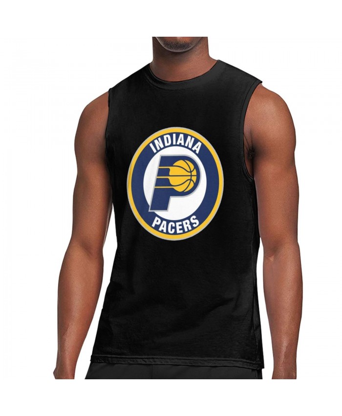 Miami Indiana Pacers Men's Sleeveless T-Shirt Indiana Pacers IND Black