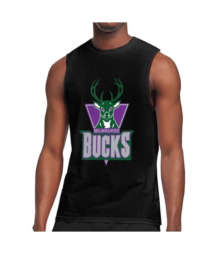 Milwaukee Bucks 2K20 Men's Sleeveless T-Shirt Milwaukee Bucks MIL Black