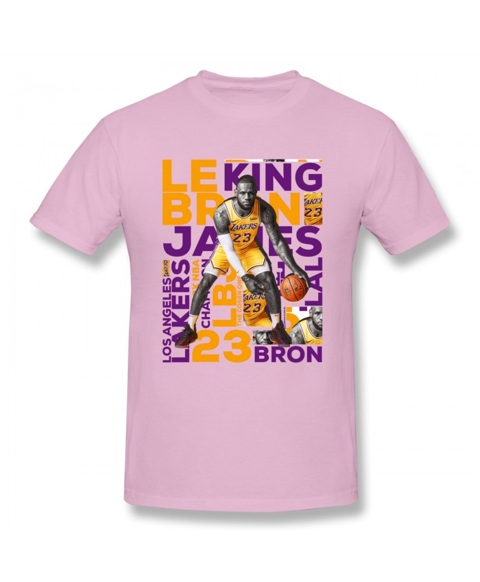 Milwaukee Nba Men's Basic Short Sleeve T-Shirt NBA Artwork Lebron James On Behance Pink