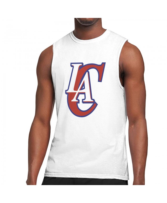 Most Nba Titles Men's Sleeveless T-Shirt Los Angeles Clippers LAC White