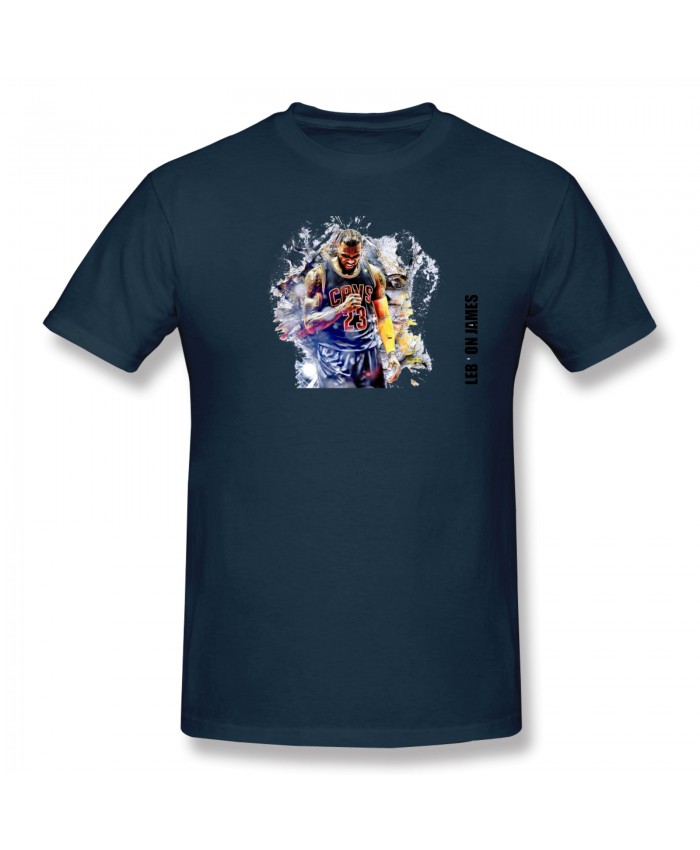 Naz Reid Men's Basic Short Sleeve T-Shirt LeBron James Navy