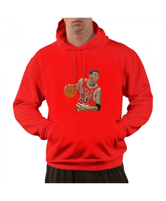 Nba 2020 Draft Men's hoodie Scottie Pippen Red
