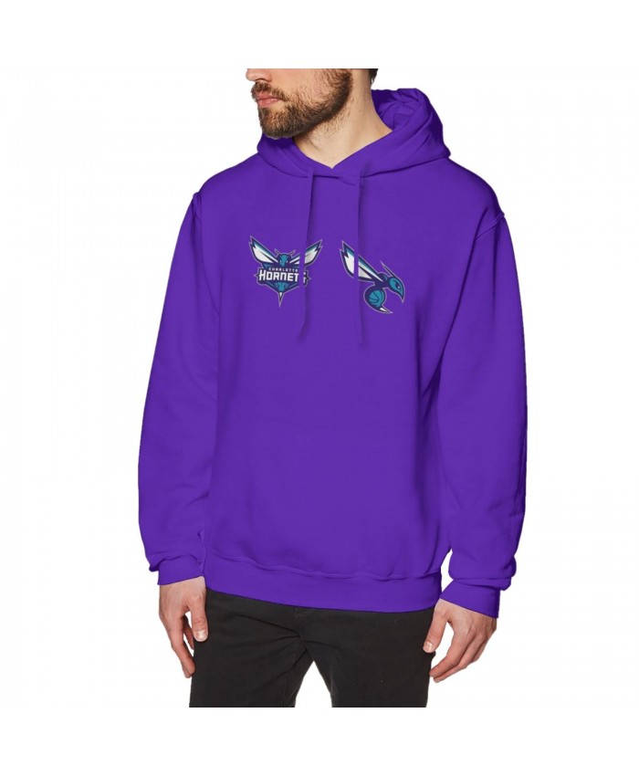 Nba 2020 Mvp Men's Hoodie Sweatshirt Charlotte Hornets Unveil New Logo Purple
