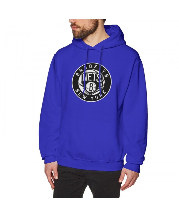 Nba Betting Men's Hoodie Sweatshirt Brooklyn Nets BKN Blue