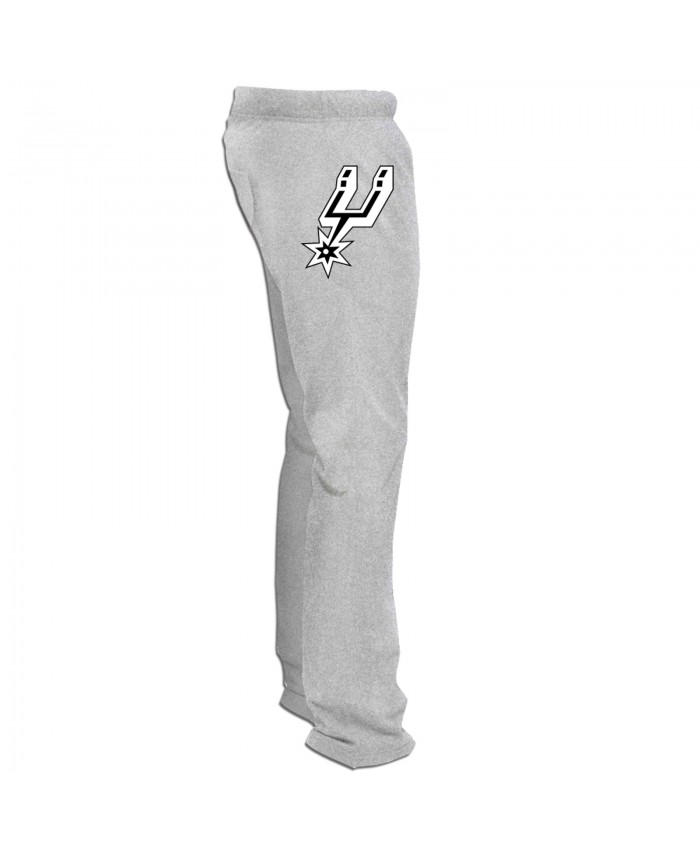 Nba City Jerseys Men's sweatpants San Antonio Spurs Logo Gray