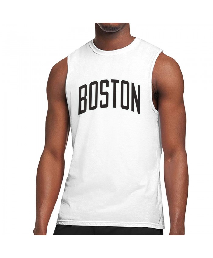 Nba Draft Time Men's Sleeveless T-Shirt Boston Celtics CEL White