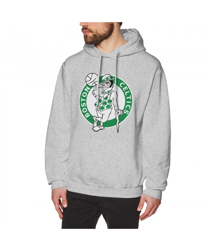 Nba Espn Men's Hoodie Sweatshirt Boston Celtics CEL Gray