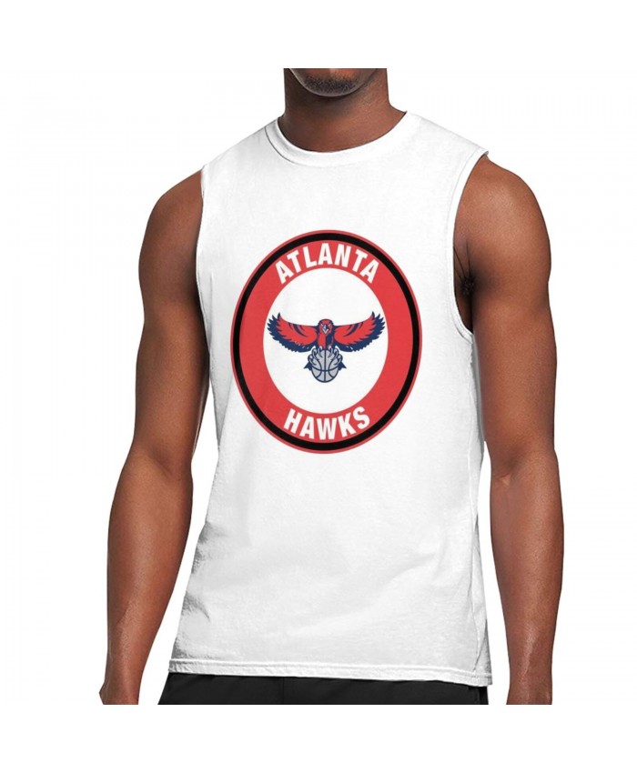 Nba Injuries Men's Sleeveless T-Shirt Atlanta Hawks ATL White