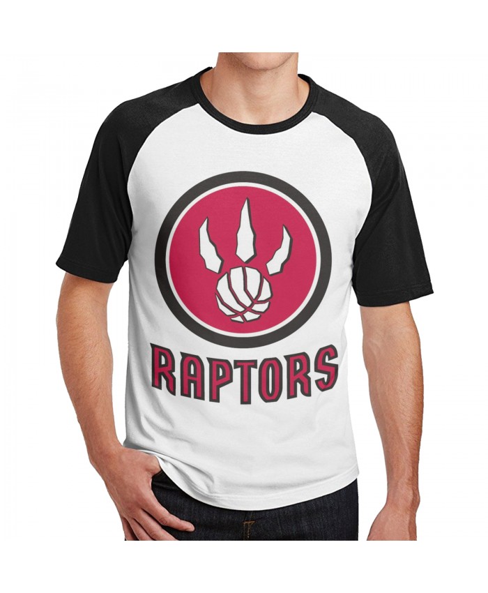 Nba Lebron James Men's Short Sleeve Baseball T-Shirts Toronto Raptors TOR Black