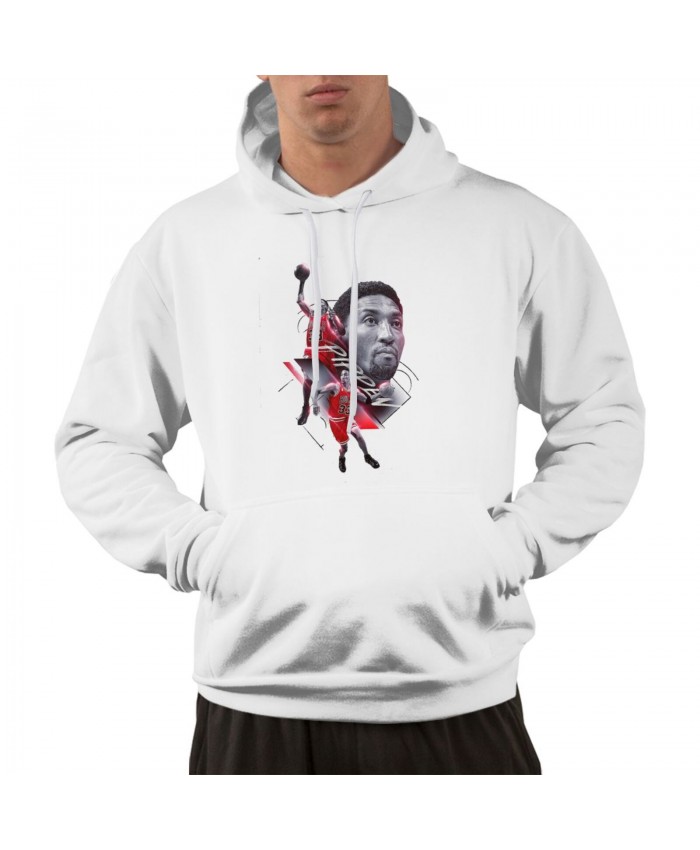 Nba Mock Draft Men's hoodie NBA Retro On Behance - Scottie Pippen White