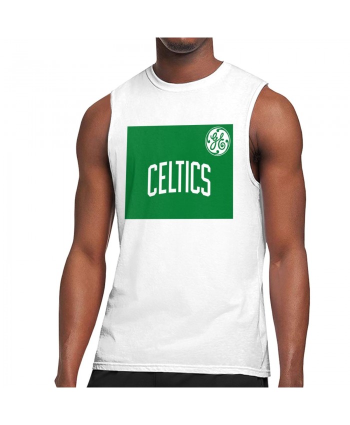 Nba Trade Deadline Men's Sleeveless T-Shirt Boston Celtics CEL White