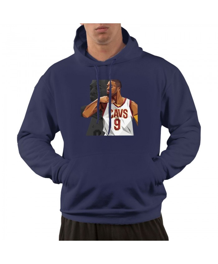 Nba Trades Men's hoodie Dwayne Wade Cleveland Cavaliers Navy