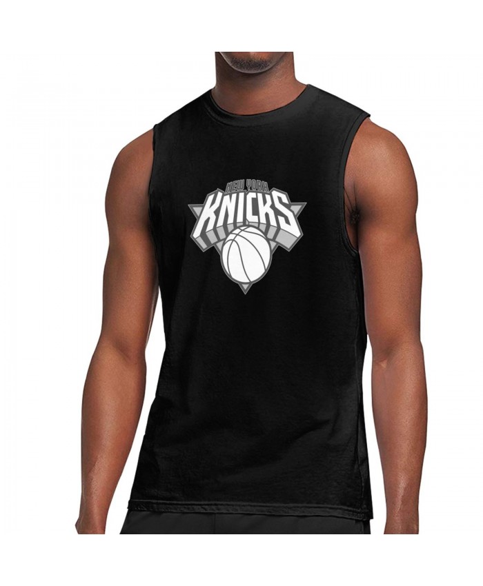New York Knicks 1990S Men's Sleeveless T-Shirt New York Knicks NYN Black