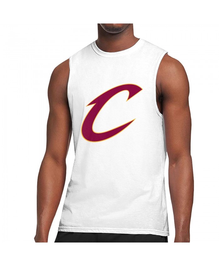 Newsnow Cleveland Cavaliers Men's Sleeveless T-Shirt Cleveland Cavaliers CLE White