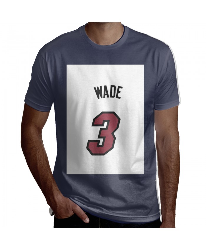 Nike Wade Men's Short Sleeve T-Shirt Dwyane Wade Logo Navy